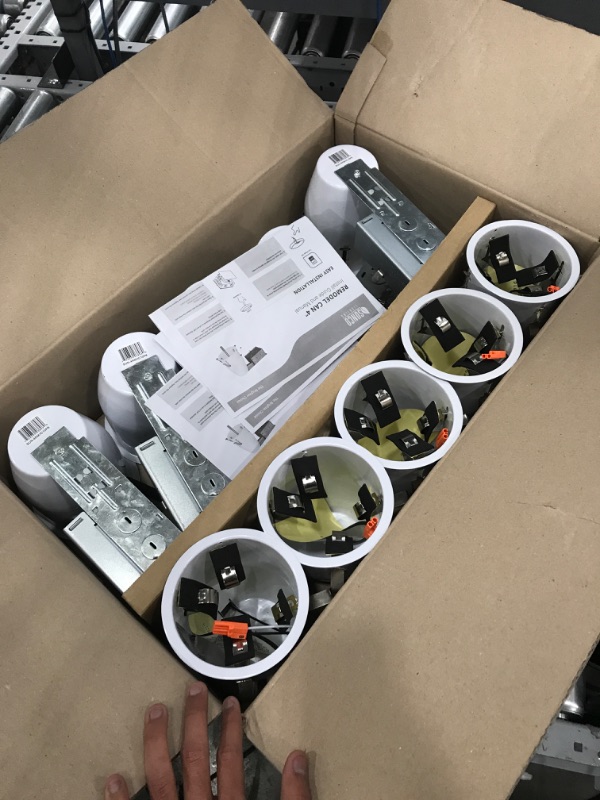 Photo 1 of Sunco Lighting 10 Pack Can Lights for Ceiling 4 Inch Remodel Recessed Lighting Housing, 120-277V, TP24 Connector Included, Air Tight Steel Can, Easy Install, IC Rated, UL Listed