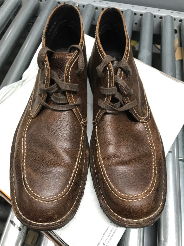 Photo 1 of John Vavados Brown Mens Size 12 Ankle Boot Dress Shoe Casual Formal All occasions 