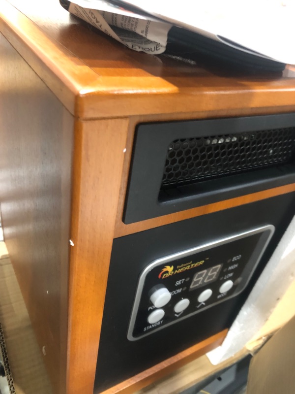 Photo 5 of ***PARTS ONLY*** Dr Infrared Heater Portable Space Heater, 1500-Watt Original Cherry