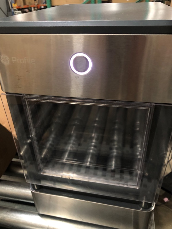 Photo 2 of GE Profile Opal | Countertop Nugget Ice Maker | Portable Ice Machine Makes up to 24 lbs. of Ice Per Day | Stainless Steel Finish Ice Maker Only No Bluetooth