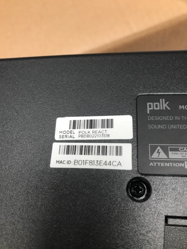 Photo 5 of Polk Audio React Sound Bar, Dolby & DTS Virtual Surround Sound, Next Gen Alexa Voice Engine with Calling & Messaging Built-in, Expandable to 5.1 with Matching React Subwoofer & SR2 Surround Speakers Soundbar