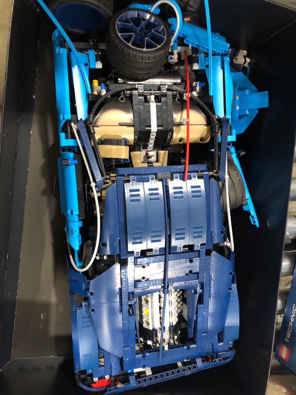 Photo 1 of LEGO Technic Bugatti Chiron 42083 Race Car Building Kit and Engineering Toy, Adult Collectible Sports Car with Scale Model Engine (3599 Pieces)