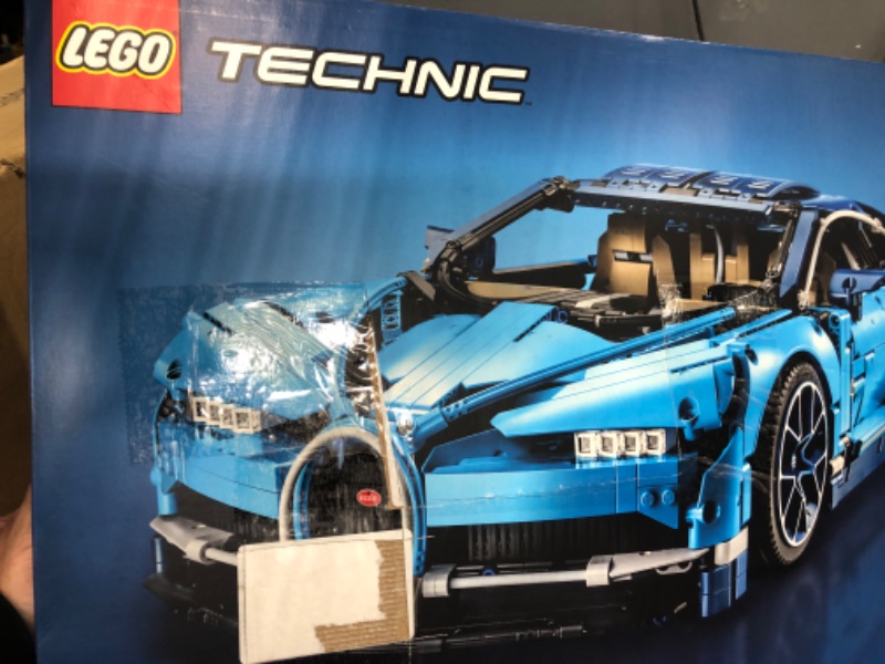 Photo 1 of LEGO Technic Bugatti Chiron 42083 Race Car Building Kit and Engineering Toy, Adult Collectible Sports Car with Scale Model Engine (3599 Pieces)