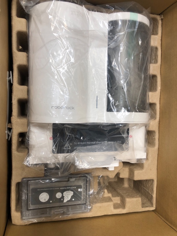 Photo 4 of Roborock Auto-Empty Dock, Automatic Dust Collection, 3L Dust Bag Holds up to 60 Days of Dust, App-Controlled, Suitable for Roborock S7, S7 MaxV Robot Vacuum, White