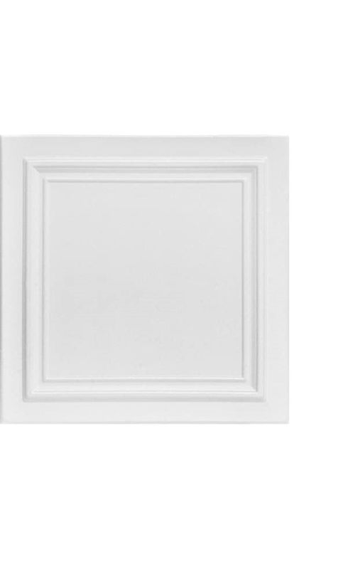 Photo 1 of **SEE NOTES**
A La Maison Ceilings R24 Line Art Foam Glue-up Ceiling Tile (259 sq. ft./Case), Pack of Plain White Pack of 8 Tile + Adhesive, 9 fl oz