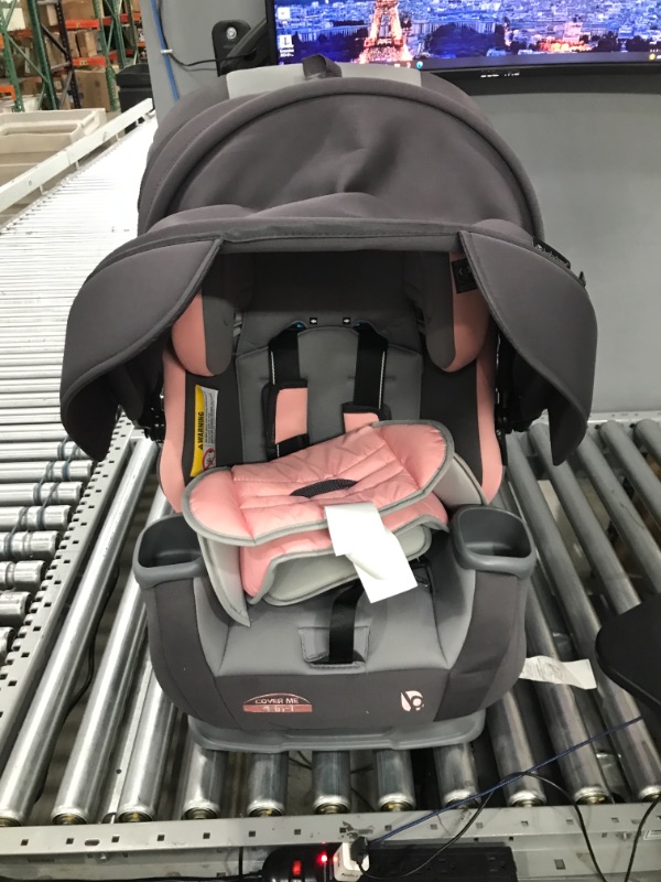 Photo 4 of Baby Trend Cover Me 4 in 1 Convertible Car Seat, Quartz Pink