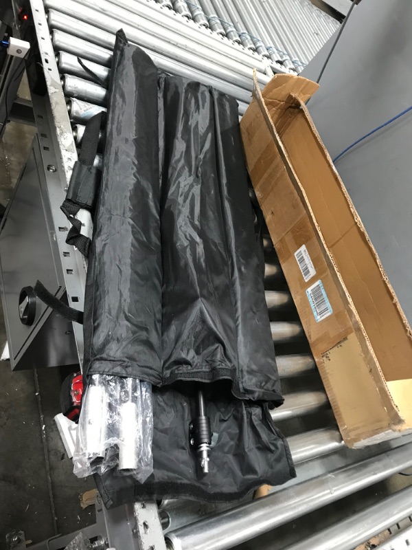 Photo 1 of Julius Studio Triple Crossbar 10 (W) x 9.6 (H) ft Adjustable Backdrop Background Support Stands, with Mounting Bracket and 6 Pack Spring Clamp, Carry Bag, 