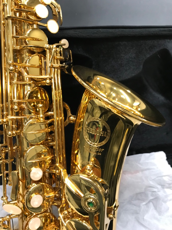 Photo 2 of NEW! Herche Superior Alto Saxophone X3 | Professional Instruments for All Levels | High F# Key | Educator Approved & Service Plan