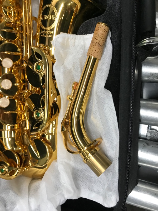 Photo 5 of NEW! Herche Superior Alto Saxophone X3 | Professional Instruments for All Levels | High F# Key | Educator Approved & Service Plan