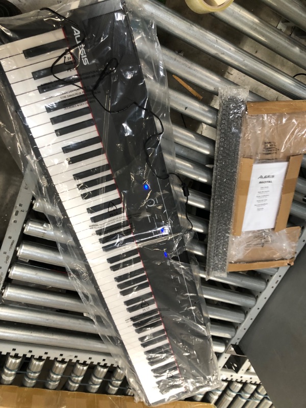 Photo 4 of Alesis Recital – 88 Key Digital Piano Keyboard with Semi Weighted Keys, 2x20W Speakers, 5 Voices, Split, Layer and Lesson Mode, FX and Piano Lessons Recital Piano Only