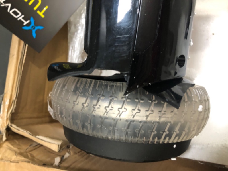 Photo 4 of *MAJOR DAMAGE* Hover-1 Turbo Hoverboard Combo | Seat Attachment Buggy, 7 MPH Top Speed, 6 Mile Range, 400W Motor (2x 200W), 4.5Hr Charge Time, 220lbs Max Weight, Black