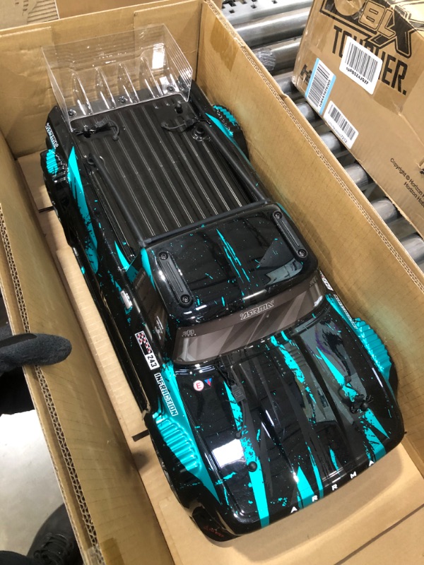 Photo 2 of ARRMA RC Truck 1/8 Infraction 4X4 3S BLX 4WD All-Road Street Bash Resto-Mod Truck RTR (Batteries and Charger Not Included), Teal, ARA4315V3T2