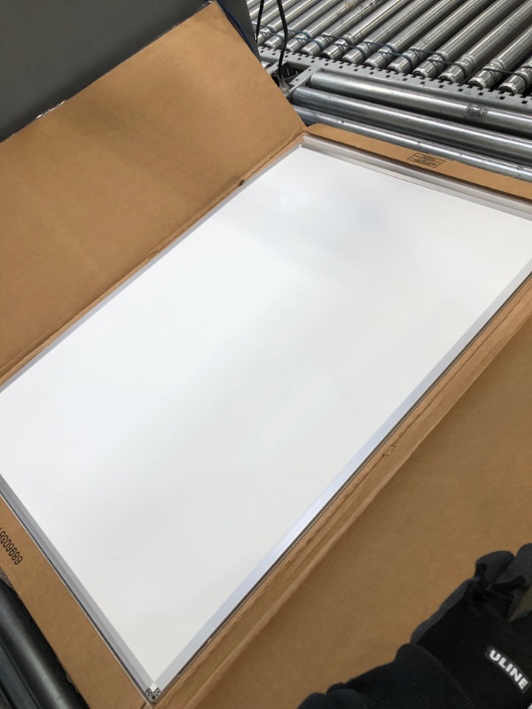 Photo 2 of Mead Whiteboard, White Board, Dry Erase Board, 3' x 2', Silver Aluminum Frame (85356)