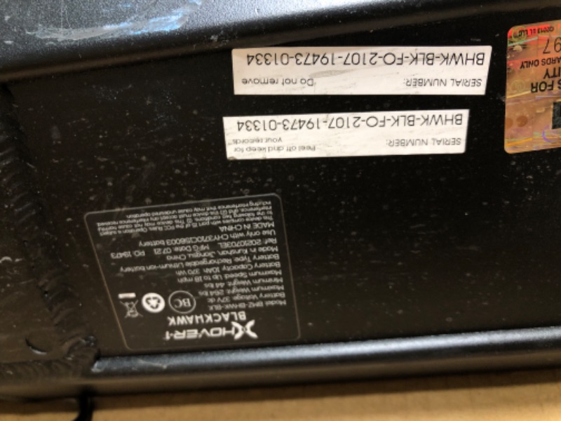 Photo 4 of ****BROKEN POWER/HANDLE, SEE PHOTOS***  ***ITEM DOES NOT POWER ON***  Hover-1 Blackhawk Electric Folding Kick Scooter | 18MPH, 28 Mile Range, 6HR Charge, LCD Display, 10 Inch High-Grip Tires, 220LB Max Weight, Certified & Tested - Safe for Kids, Teens & A