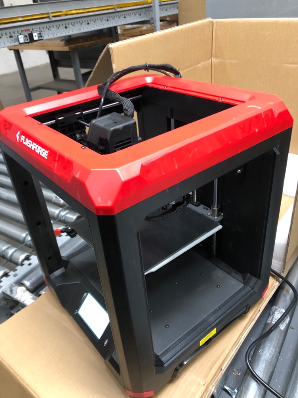 Photo 4 of Flashforge 3D Printer Finder 3 Glass Heating Bed with Removable PEI Surface and Magnetic Platform, Fully Assembled, Large FDM 3D Printers with 7.5" x 7.7" x 7.9" Printing Size