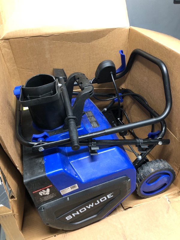 Photo 2 of **USED** UNABLE TO TEST** 22 in. 15 Amp Electric Snow Blower with Dual LED Lights and Cover