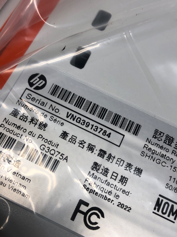 Photo 3 of HP LaserJet Pro MFP M227fdw Wireless Monochrome All-in-One Printer with built-in Ethernet & 2-sided printing, works with Alexa (G3Q75A) White