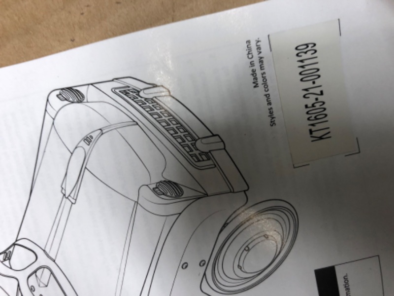 Photo 2 of **PIECE OF RUBBER MISSING FROM ONE TIRE**
Kid Trax Toddler Classic Pedal Car, Kids 3-5 Years Old, Max Weight 59 lbs, Durable Steel, Fire Truck