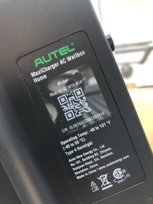 Photo 3 of Autel MaxiCharger Home Smart Electric Vehicle (EV) Charger, 40 Amp Level 2 Wi-Fi and Bluetooth Enabled EVSE, Indoor/Outdoor Car Charging Station, with in-Body Holster and 25-Foot Cable?14-50 Plug? NEMA 14-50 40 Amp