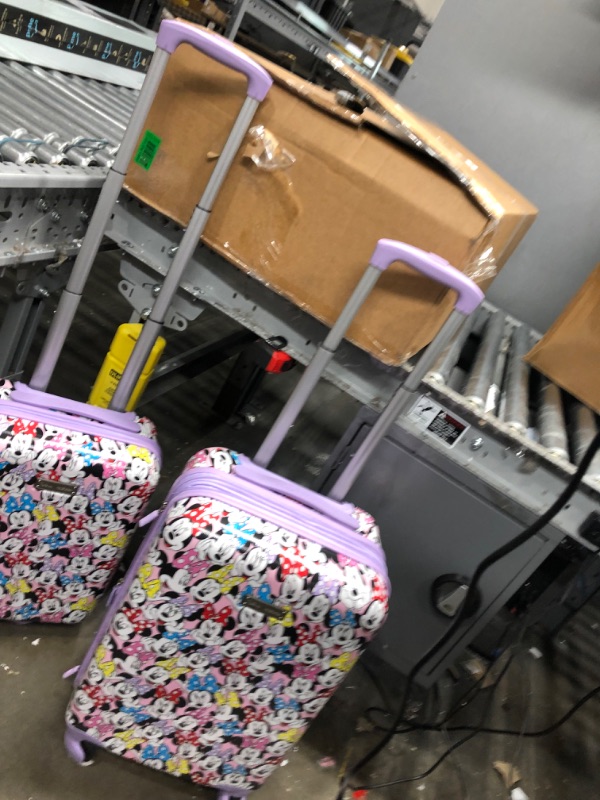 Photo 2 of American Tourister Disney Hardside Luggage with Spinners, Minnie Pastel, 2-Piece Set (18/20) 2-Piece Set (18/20) Minnie Pastel