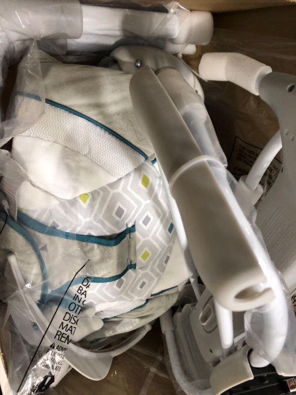 Photo 1 of Ingenuity ConvertMe 2-in-1 Compact Portable Baby Swing & Infant Seat, Battery-Powered Vibrations, Automatic Sway, Nature Sounds - Nash