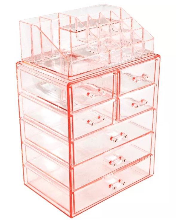 Photo 1 of *Two Drawers Cracked-See Photos* Sorbus Makeup Storage Organizer - Medium 

