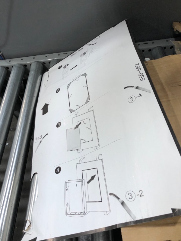 Photo 2 of Monoprice Recessed Full-Motion Articulating TV Wall Mount Bracket - for TVs 42in to 63in Max Weight 200lbs Extension Range of 3.94in to 25.0in VESA Patterns Up to 800x500 Black