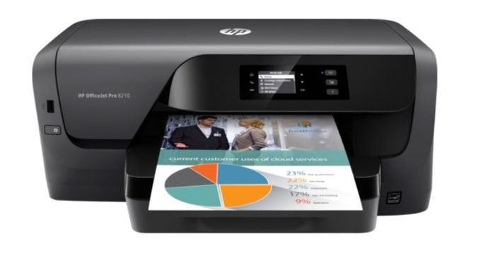 Photo 1 of HP OfficeJet Pro 8210 Wireless Color Printer, HP Instant Ink or Amazon Dash replenishment ready (D9L64A)
