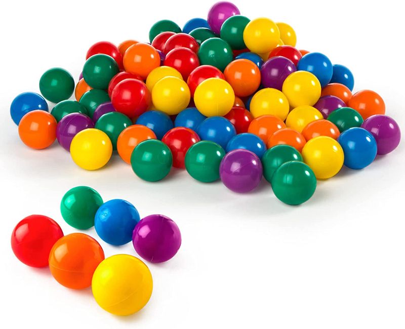 Photo 1 of 
Intex 3-1/8" Fun Ballz - 100 Multi-Colored Plastic Balls, for Ages 2+
