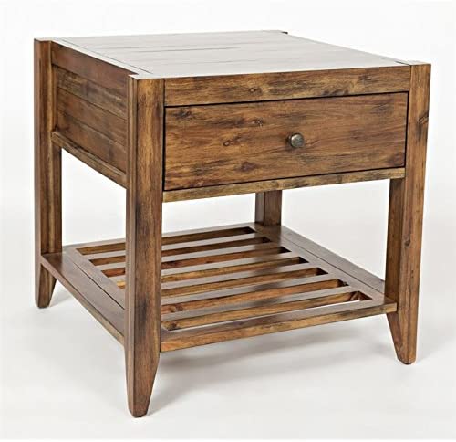 Photo 1 of 
Jofran: , Beacon Street, Square End Table, 24"W X 24"D X 24"H,GREY WASHED, (Set of 1)