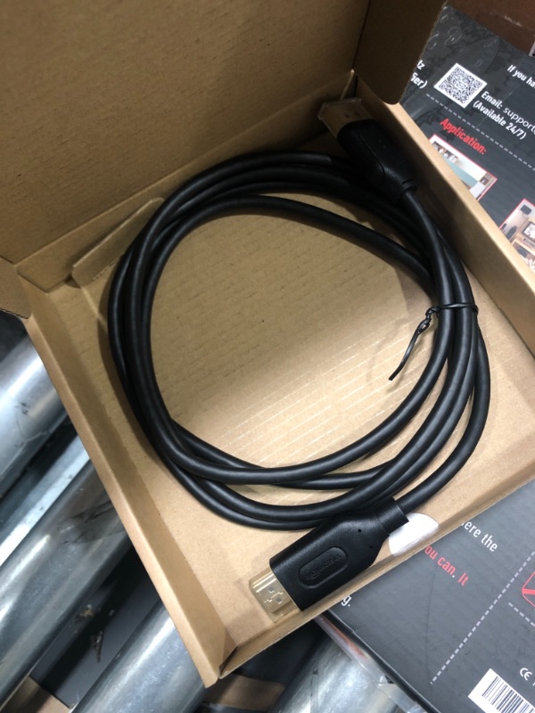 Photo 2 of AmazonBasics DisplayPort to HDMI Display Cable - 6 Feet