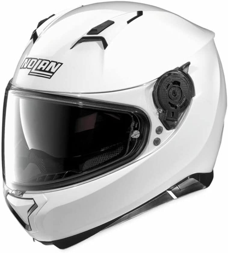 Photo 1 of Nolan N87 Motorcycle Helmet Metallic White SM
