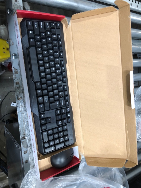 Photo 2 of PACKARD BELL Essentials FULL-SIZE WIRELESS KEYBOARD & MOUSE COMBO PBKM1209BK
