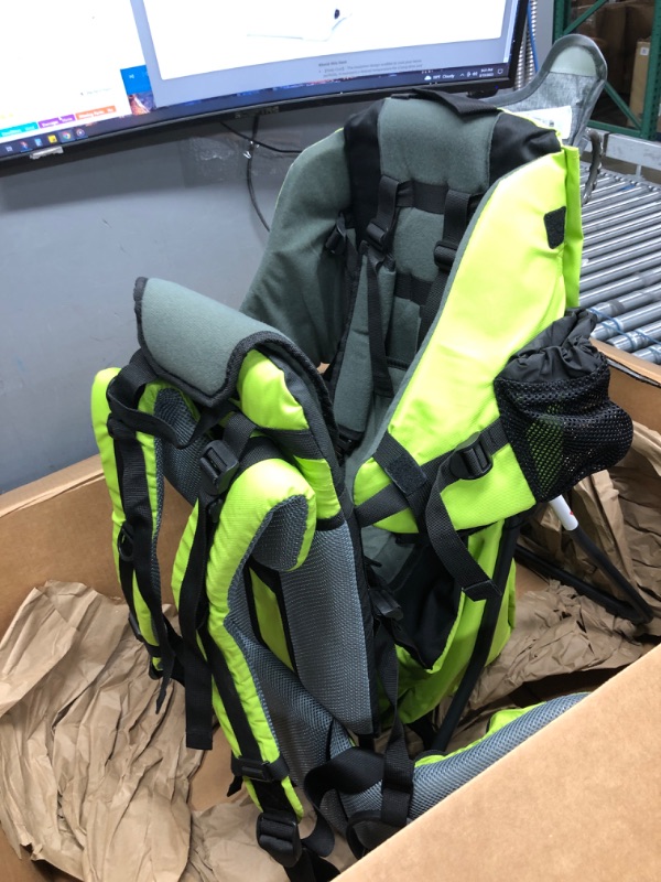 Photo 1 of ClevrPlus Cross Country Baby Backpack Hiking Child Carrier Toddler Green