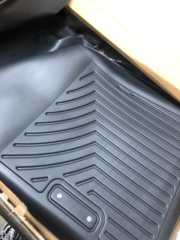 Photo 3 of OEDRO Floor Mats Compatible with 2015-2017 Toyota Camry Standard Models, Unique Black TPE All-Weather Guard Includes 1st and 2nd Row: Front, Rear, Full Set Liners (Standard Models Only)