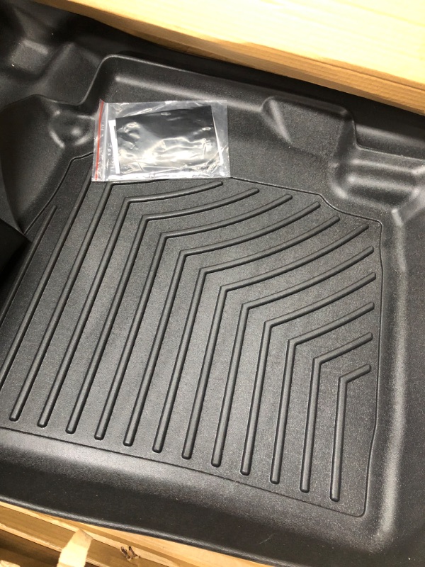 Photo 4 of OEDRO Floor Mats Compatible with 2015-2017 Toyota Camry Standard Models, Unique Black TPE All-Weather Guard Includes 1st and 2nd Row: Front, Rear, Full Set Liners (Standard Models Only)