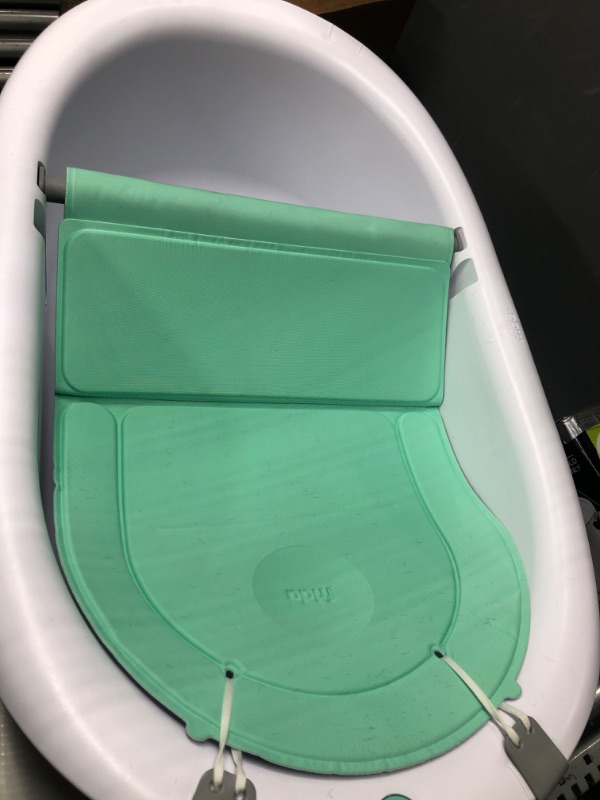 Photo 1 of 4-in-1 Grow-with-Me Bath Tub by Frida Baby Transforms Infant Bathtub to Toddler Bath Seat with Backrest for Assisted Sitting in Tub
