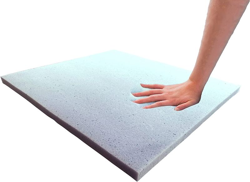 Photo 1 of 4" x 20" x20" Cooling Gel-Infused Memory Foam Cushion, Seat Replacement, Padding, Chair Cushion Square Foam, Dining Chairs, Wheelchair Cushion