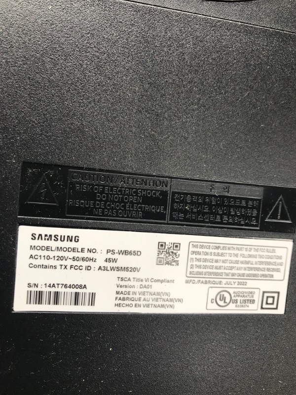 Photo 5 of SAMSUNG HW-B650 3.1ch Soundbar w/Dolby 5.1 DTS Virtual:X, Bass Boosted, Built-in Center Speaker, Bluetooth Multi Connection, Voice Enhance & Night Mode, Subwoofer Included, 2022 HW-B650 Soundbar