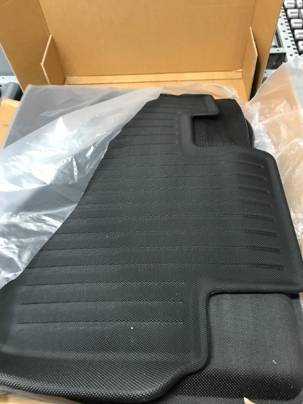 Photo 4 of BASENOR 8PCS Tesla Model Y Floor Mats 3D Full Set Interior Liners All-Weather Anti-Slip Waterproof Frunk & Rear Trunk Mat Accessories for 5-Seat Model Y 2023 2022 2021 2020 8PCS Model Y