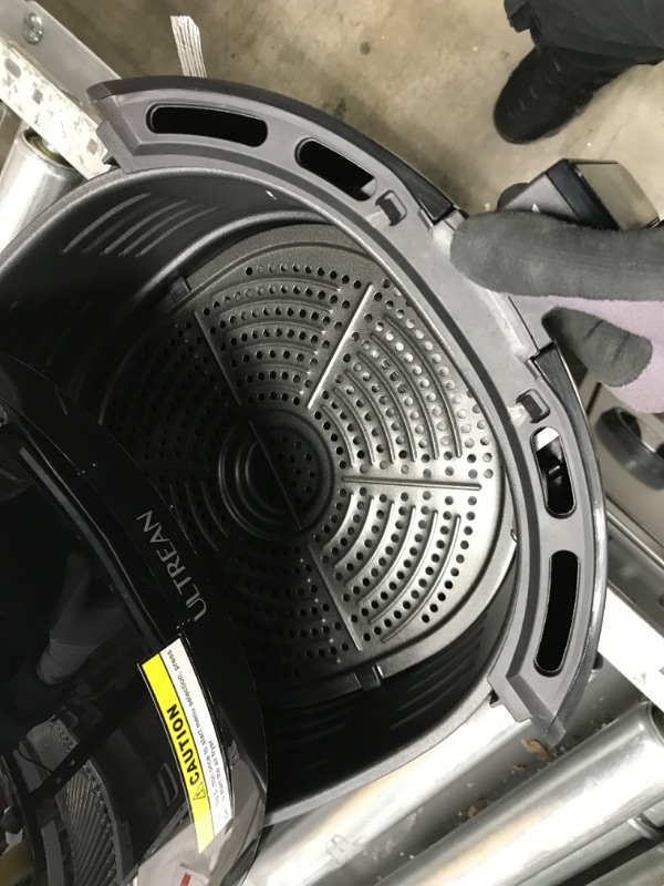 Photo 1 of ULTREAN 5.8 Quart Air Fryer, Electric Hot Air Fryers Oilless Cooker with 10 Presets, Digital LCD Touch Screen, Nonstick Basket, 1700W, UL Listed (Black)