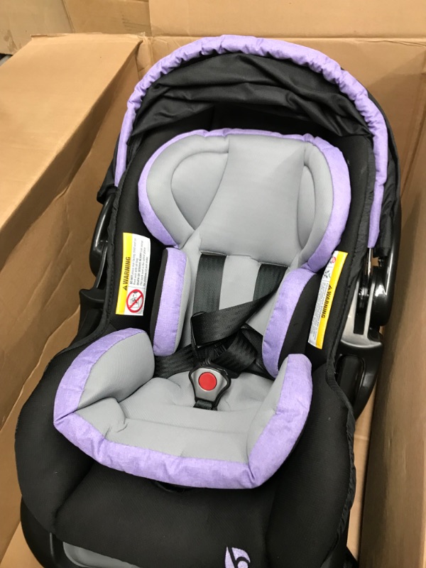 Photo 4 of Baby Trend Secure Snap Tech 35 Infant Car Seat, Lavender Ice 16.5x16.25x28.5 Inch (Pack of 1)