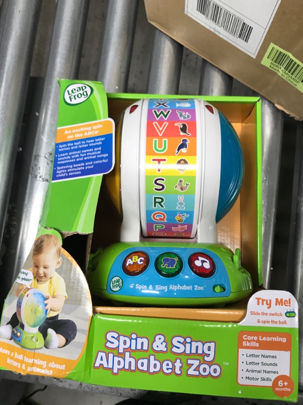 Photo 2 of LeapFrog Spin and Sing Alphabet Zoo, Blue Blue Zoo