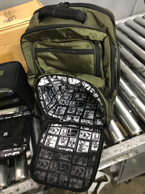 Photo 1 of 6 Pack Fitness Expedition 300 Backpack W/Removable Meal Prep Management System 3 - Meal (Olive)