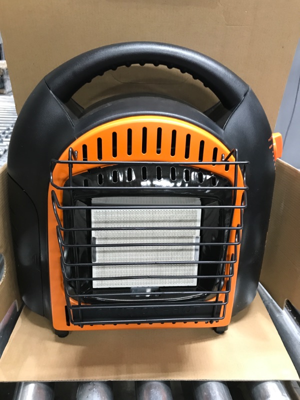 Photo 3 of *Unable to Test*  BLUU Propane Heater for Outdoor and Indoor Use 10,000 BTU with Thermostat, Portable Tent Heaters for Camping, Patio, Garage, Tip-Over & Overheat Protection for Safe CSA Compliance (Orange) 10000BTU Orange