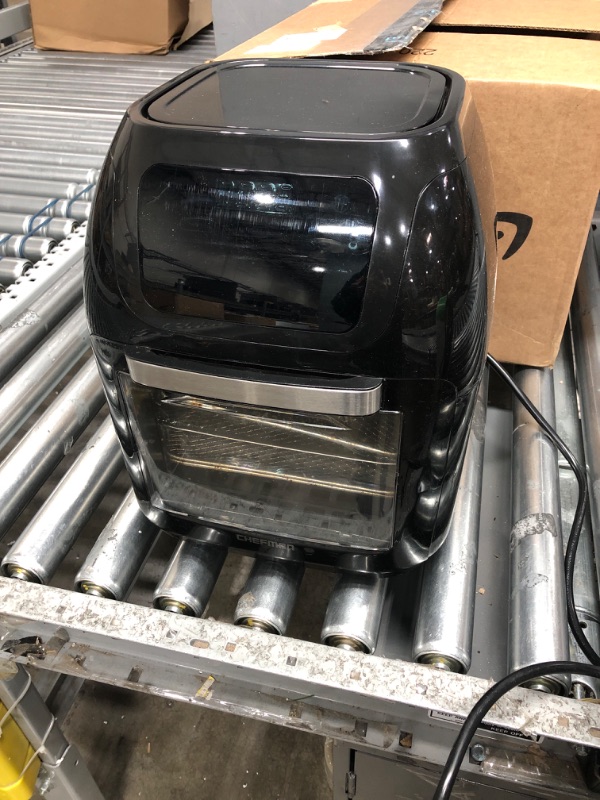 Photo 2 of -USED FOR PARTS-
CHEFMAN Multifunctional Digital Air Fryer+ Rotisserie, Dehydrator, Convection Oven, 17 Touch Screen Presets Fry, Roast, Dehydrate, Bake, XL 10L Family Size, Auto Shutoff, Large Easy-View Window, Black