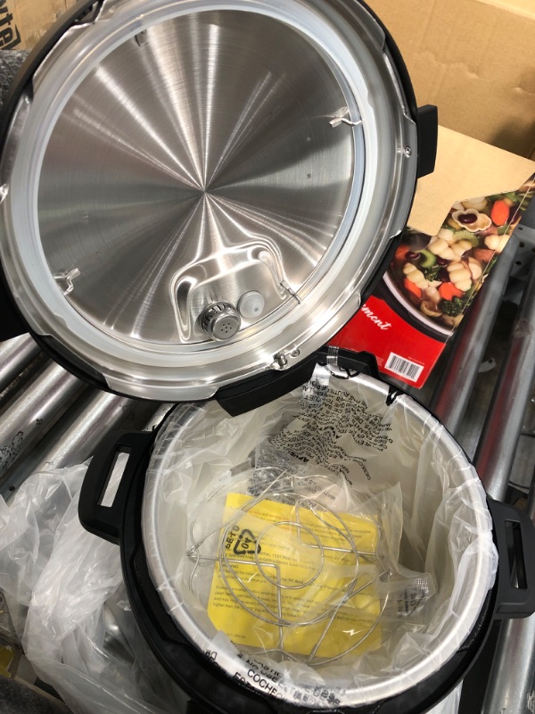 Photo 1 of Instant Pot Duo 7-in-1 Electric Pressure Cooker, Slow Cooker, Rice Cooker, Steamer, Sauté, Yogurt Maker, Warmer & Sterilizer, Includes App With Over 800 Recipes, Stainless Steel, 6 Quart 6QT Duo Pressure Cooker