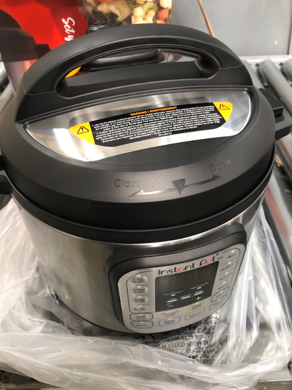 Photo 1 of Instant Pot Duo 7-in-1 Electric Pressure Cooker, Slow Cooker, Rice Cooker, Steamer, Sauté, Yogurt Maker, Warmer & Sterilizer, Includes App With Over 800 Recipes, Stainless Steel, 6 Quart 6QT Duo Pressure Cooker