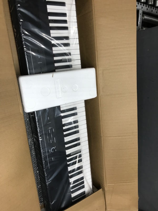 Photo 3 of Alesis Recital – 88 Key Digital Piano Keyboard with Semi Weighted Keys, 2x20W Speakers, 5 Voices, Split, Layer and Lesson Mode, FX and Piano Lessons Recital Piano Only