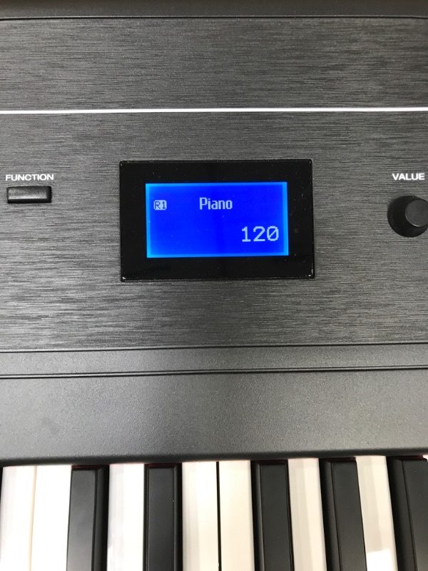 Photo 3 of Alesis Recital Pro - 88 Key Digital Piano Keyboard with Hammer Action Weighted Keys, 2x20W Speakers, 12 Voices, Record and Lesson Mode, FX and Display
